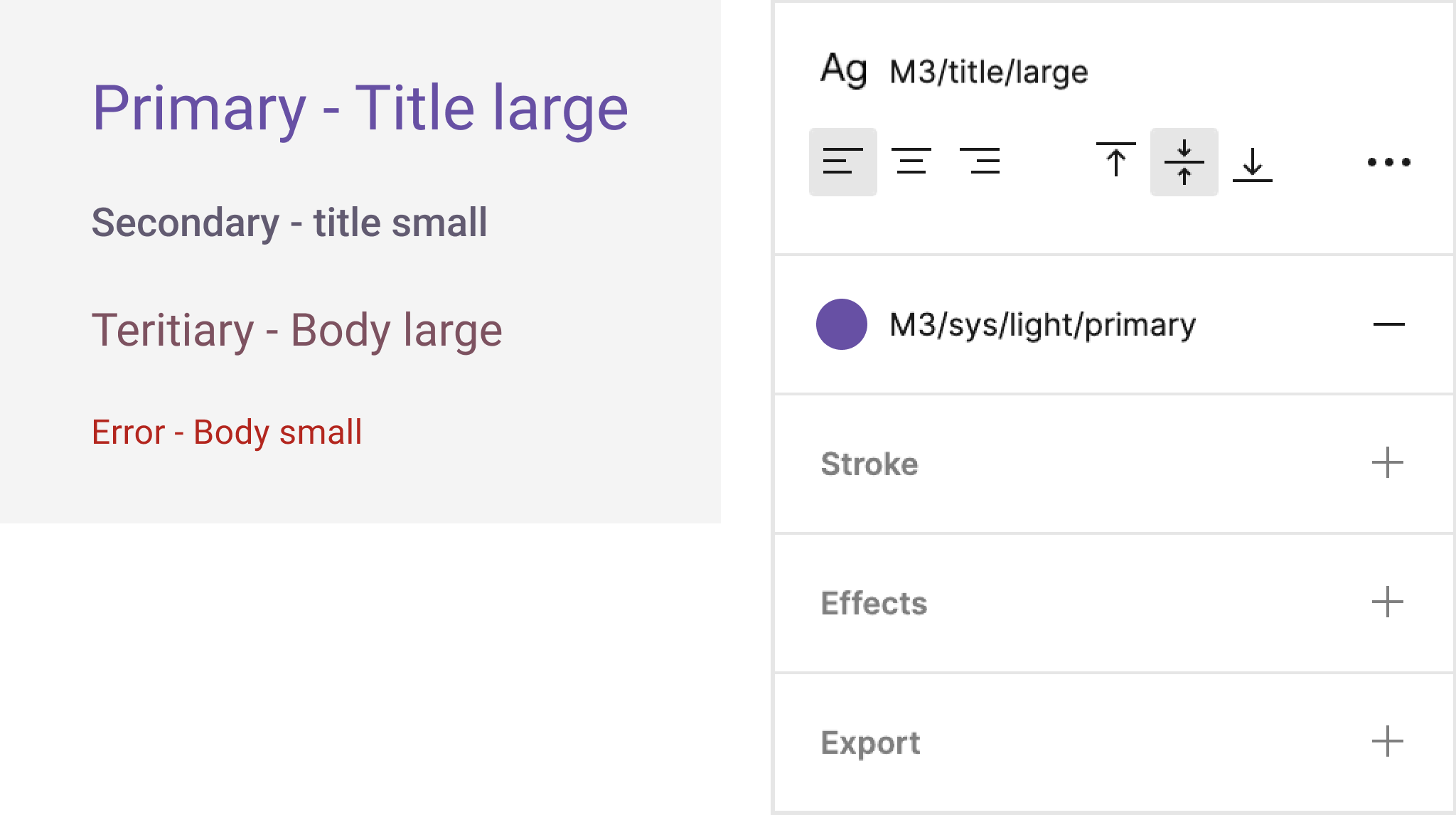 Material 3 styles in Figma