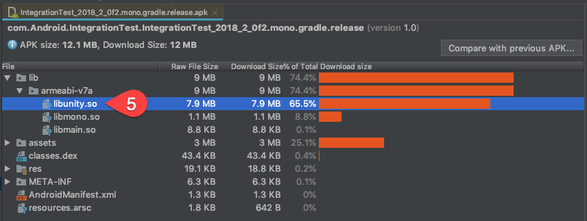 launch APK analyzer