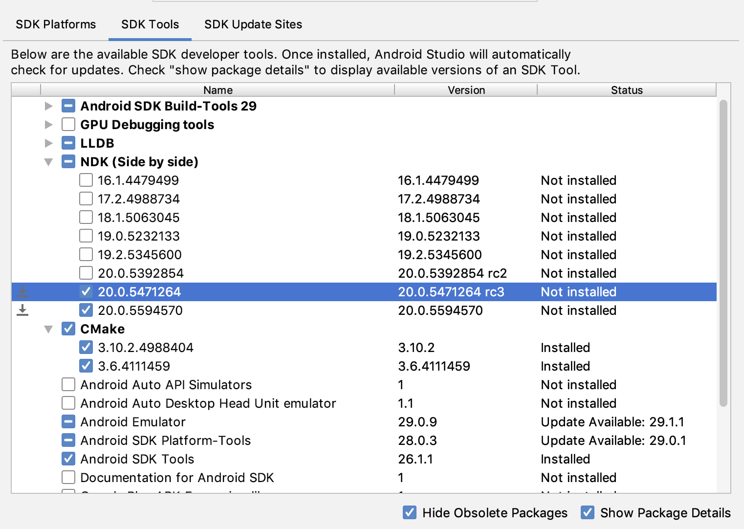 SDK 工具窗口图像